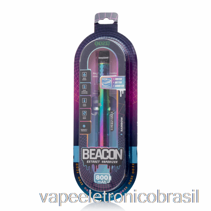 Vape Eletrônico Ooze Beacon Extract Vaporizador Arco-íris